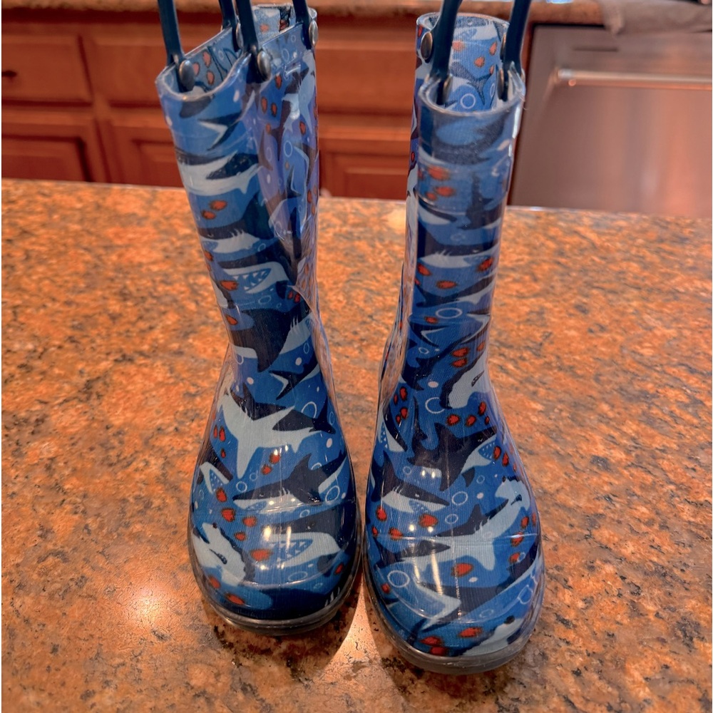 Western chief light up toddler boys rain boots size 8